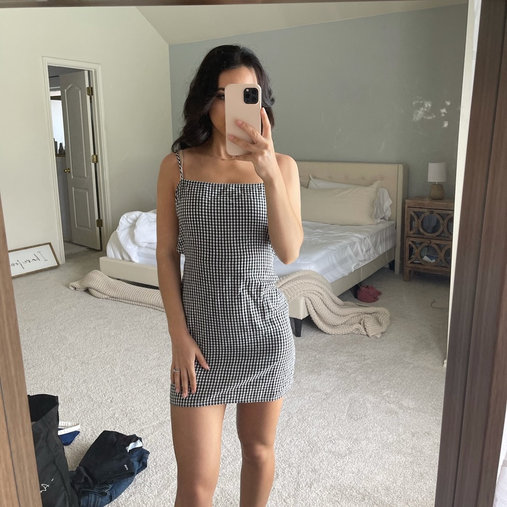 PRINCESS POLLY gingham dress🖤